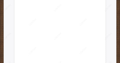 Empty frame for paper item