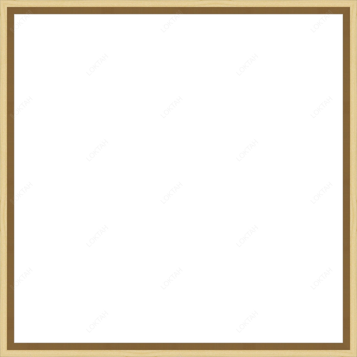 Empty frame for canvas or panel